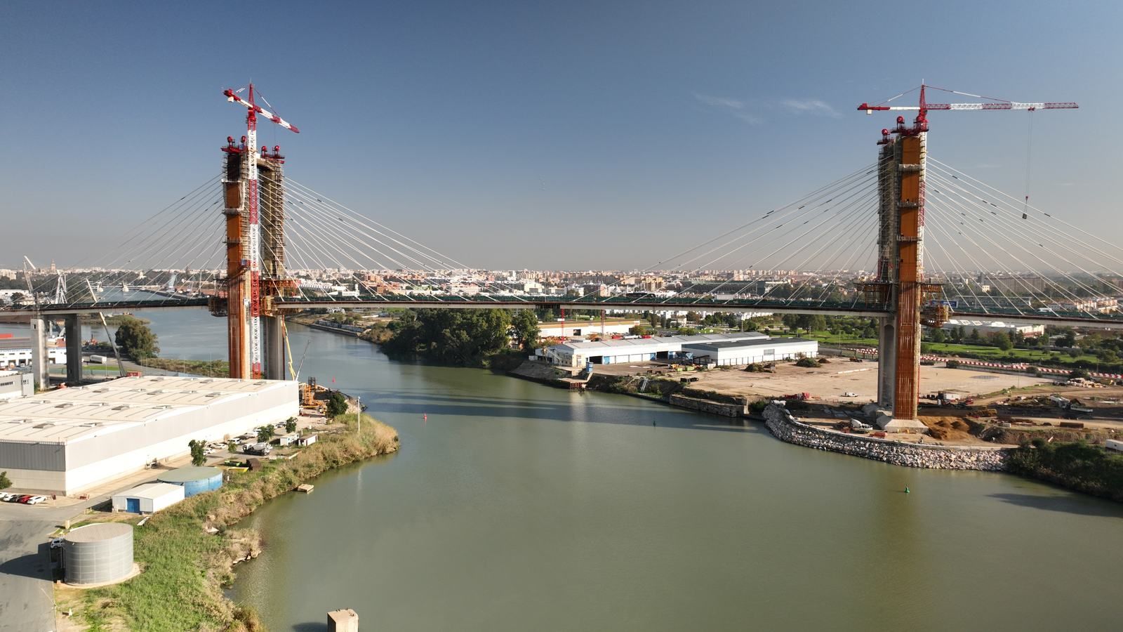 Seguimiento de obra con dron en Sevilla