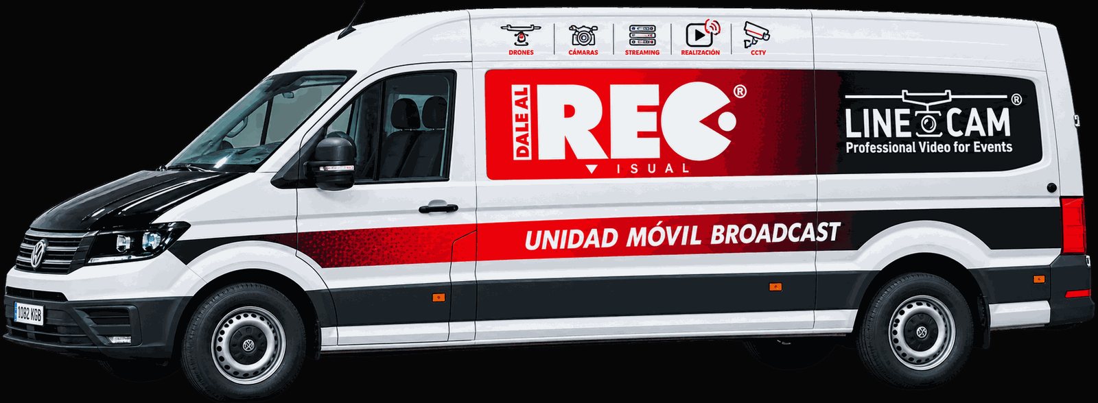Unidad móvil para realización de eventos en Sevilla - DroneSevilla