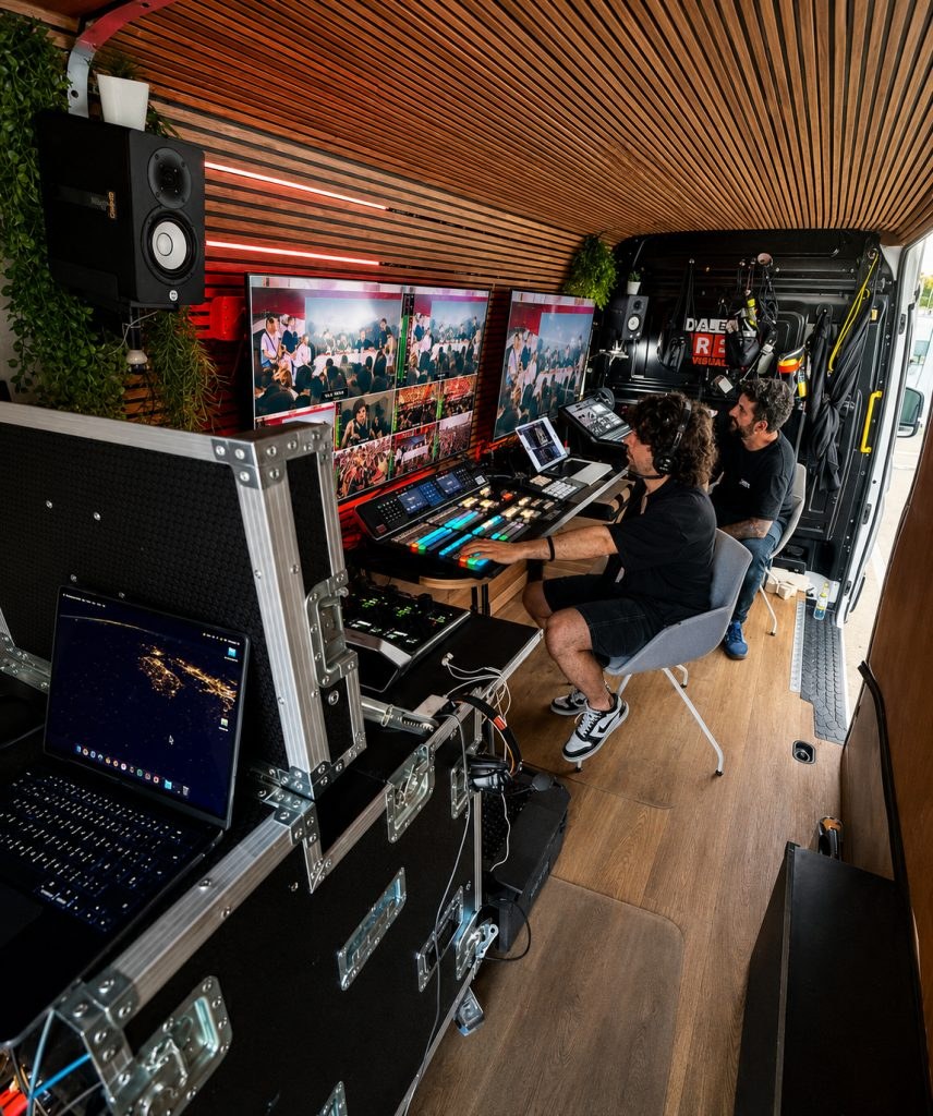 Streaming y realización multicámara con drones - DroneSevilla